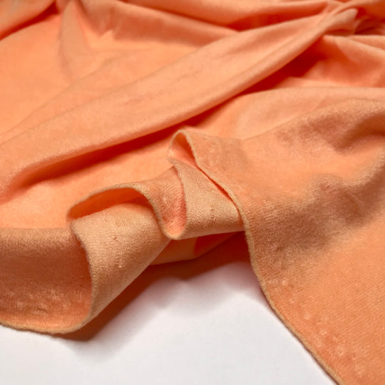 Orange Flavour - Jersey Fleece Poly Knit - Light Orange - 1.6M Bundle (6605497860209)
