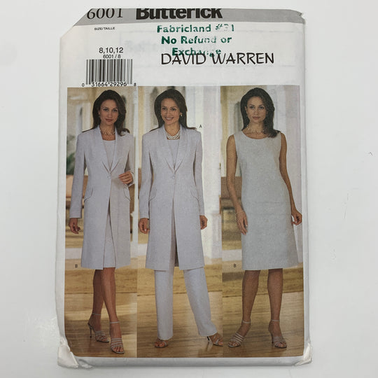 Sewing Pattern - Womenswear - Butterick 6001 (6608564158577)