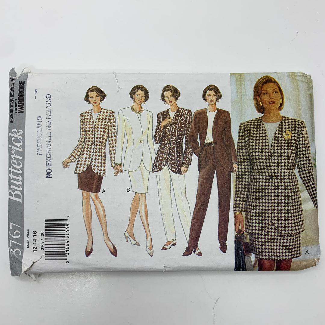 Sewing Pattern - Womenswear - Butterick 3767 (6608565174385)