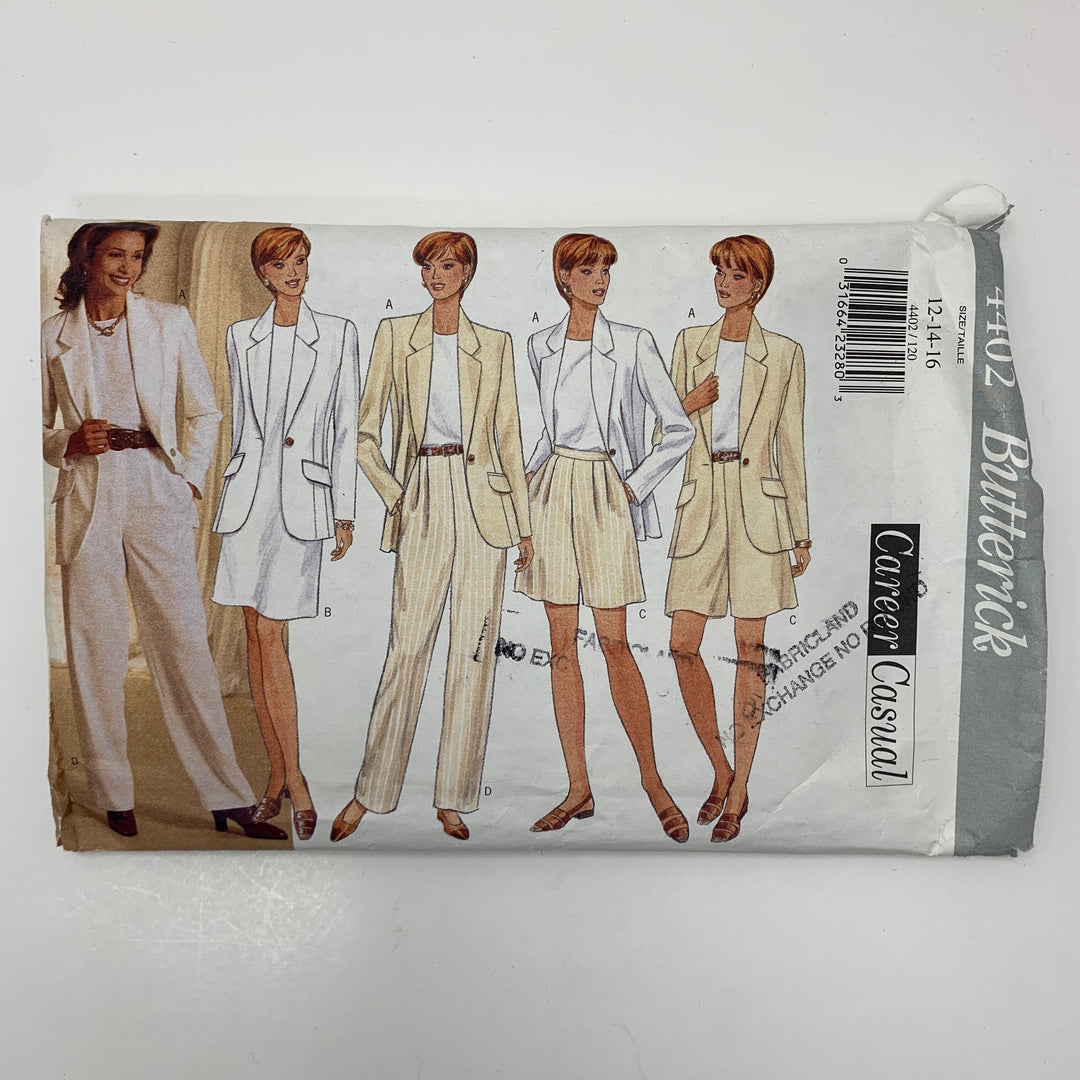 Sewing Pattern - Womenswear - Butterick 4402 (6608567500913)