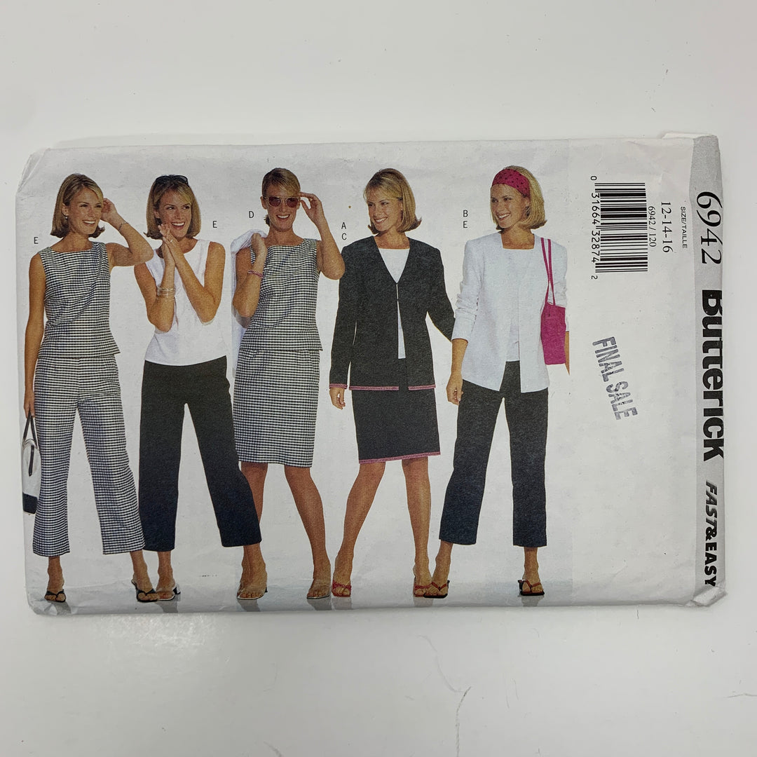 Sewing Pattern - Womenswear - Butterick 6942 (6608582705265)