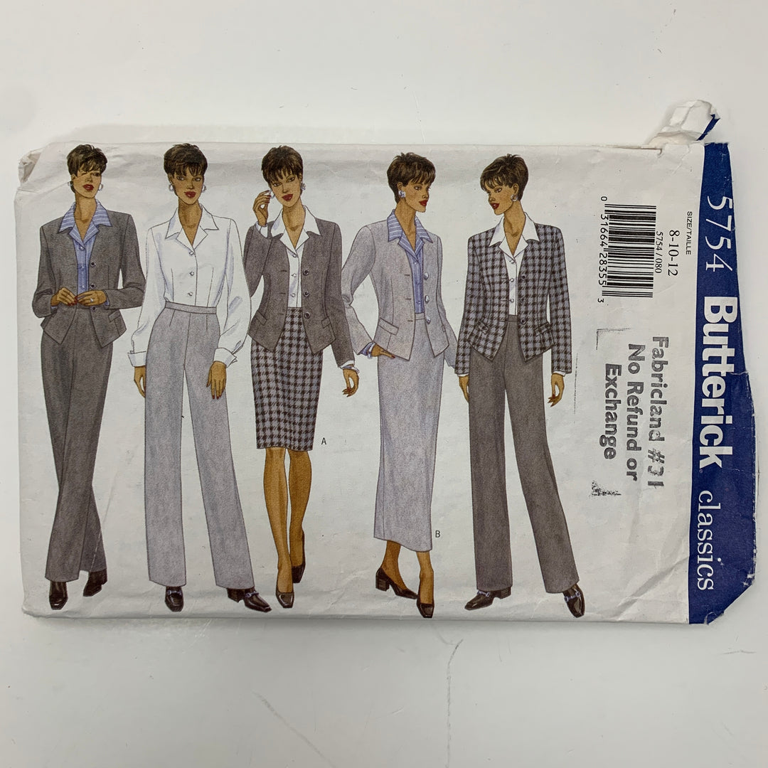 Sewing Pattern - Womenswear - Butterick 5754 (6608583000177)
