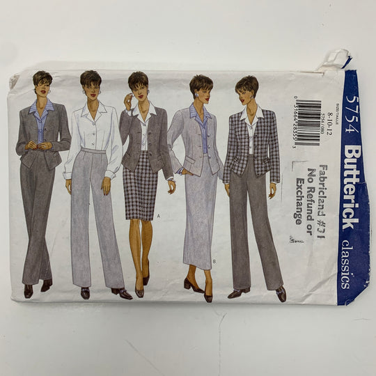 Sewing Pattern - Womenswear - Butterick 5754 (6608583000177)
