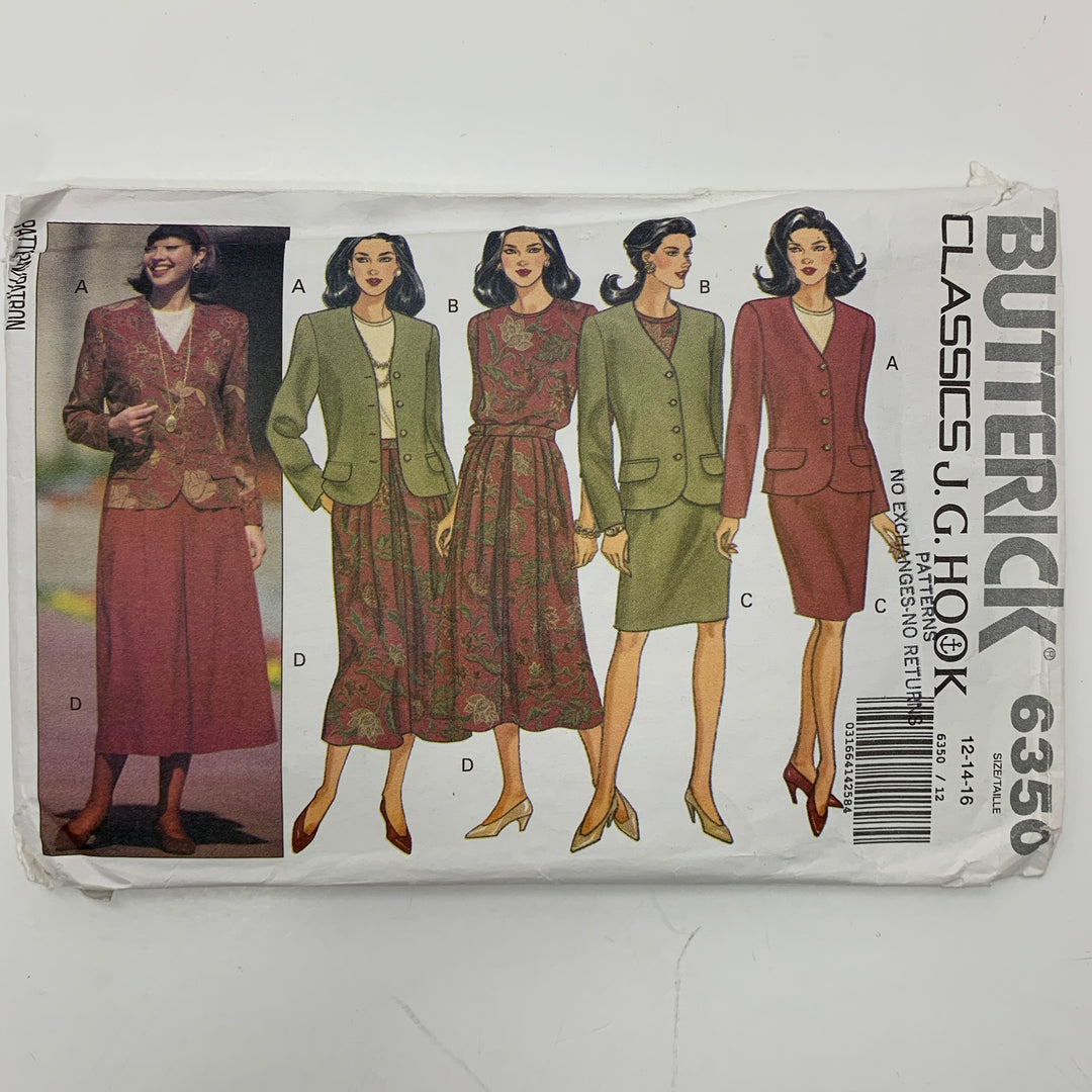Sewing Pattern - Womenswear - Butterick 6350 (6608583557233)