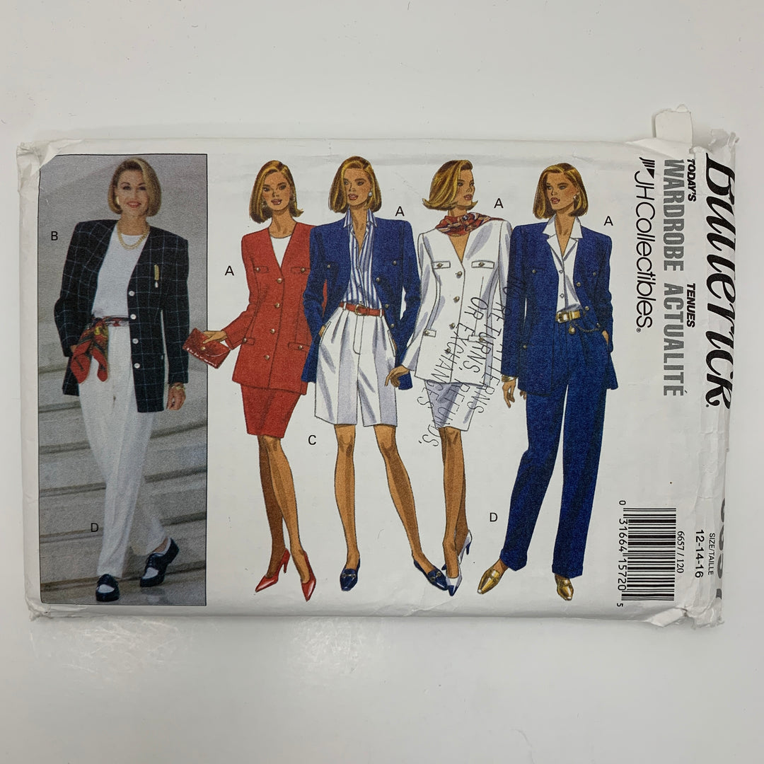 Sewing Pattern - Womenswear - Butterick 6657 (6608584343665)