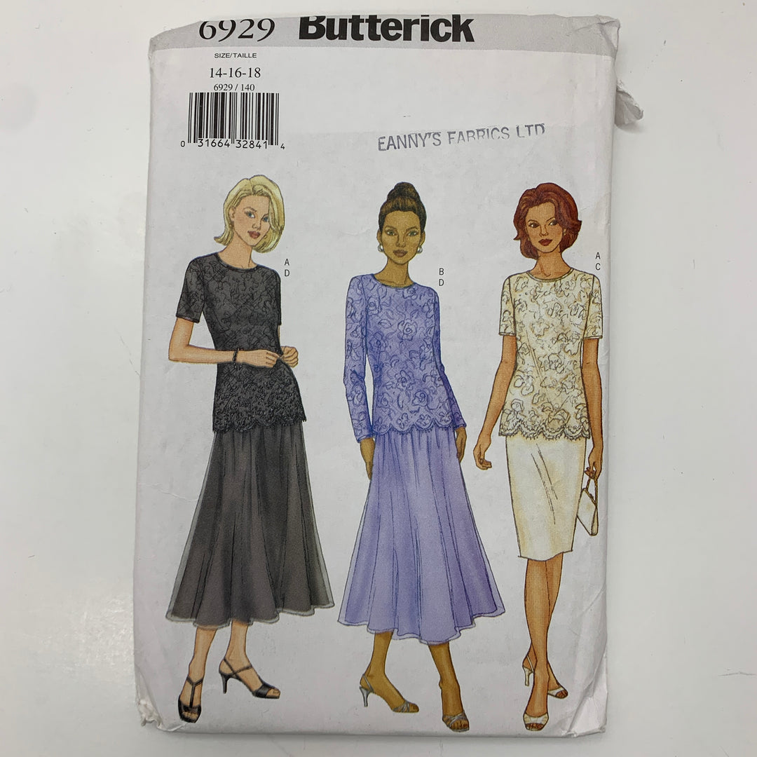 Sewing Pattern - Womenswear - Butterick 6929 (6608589717617)
