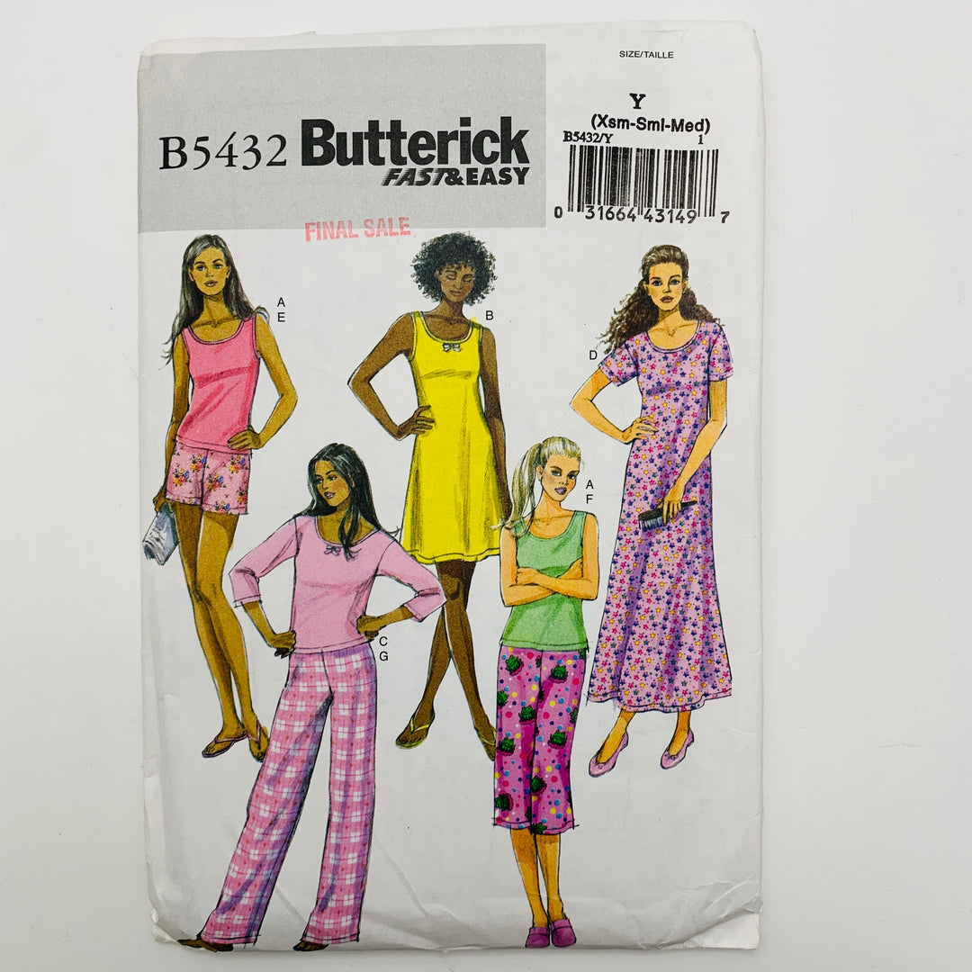 Sewing Pattern - Womenswear - Butterick B5432 (6609231511665)