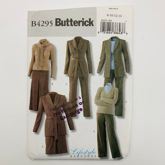 Sewing Pattern - Womenswear - Butterick B4295 (6609239801969)