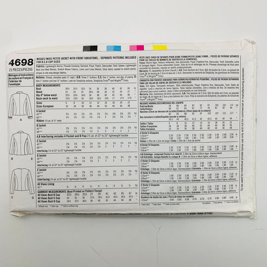 Sewing Pattern - Womenswear - Simplicity 4698 (6609240391793)