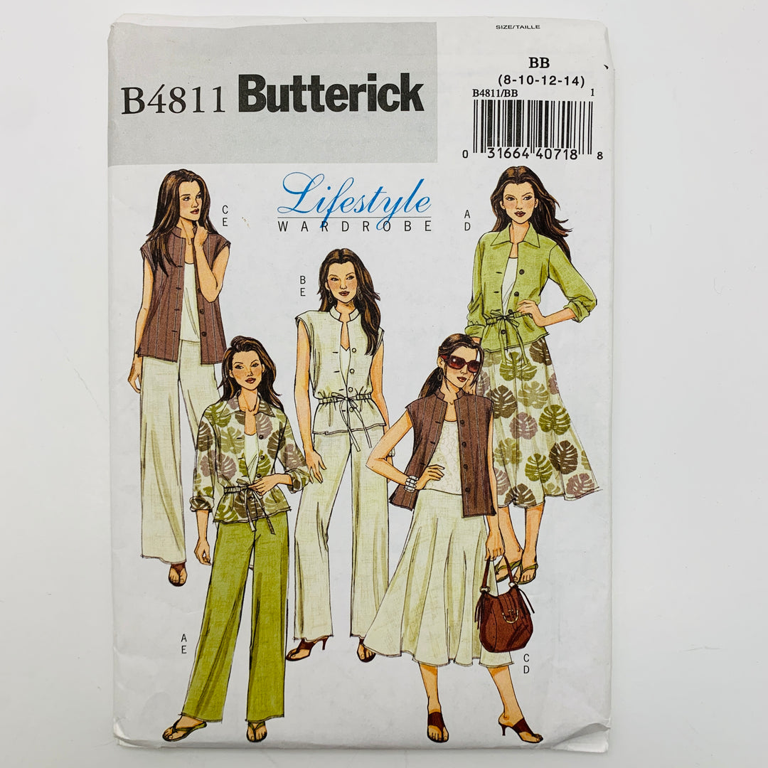 Sewing Pattern - Womenswear - Butterick B4811 (6609243144305)