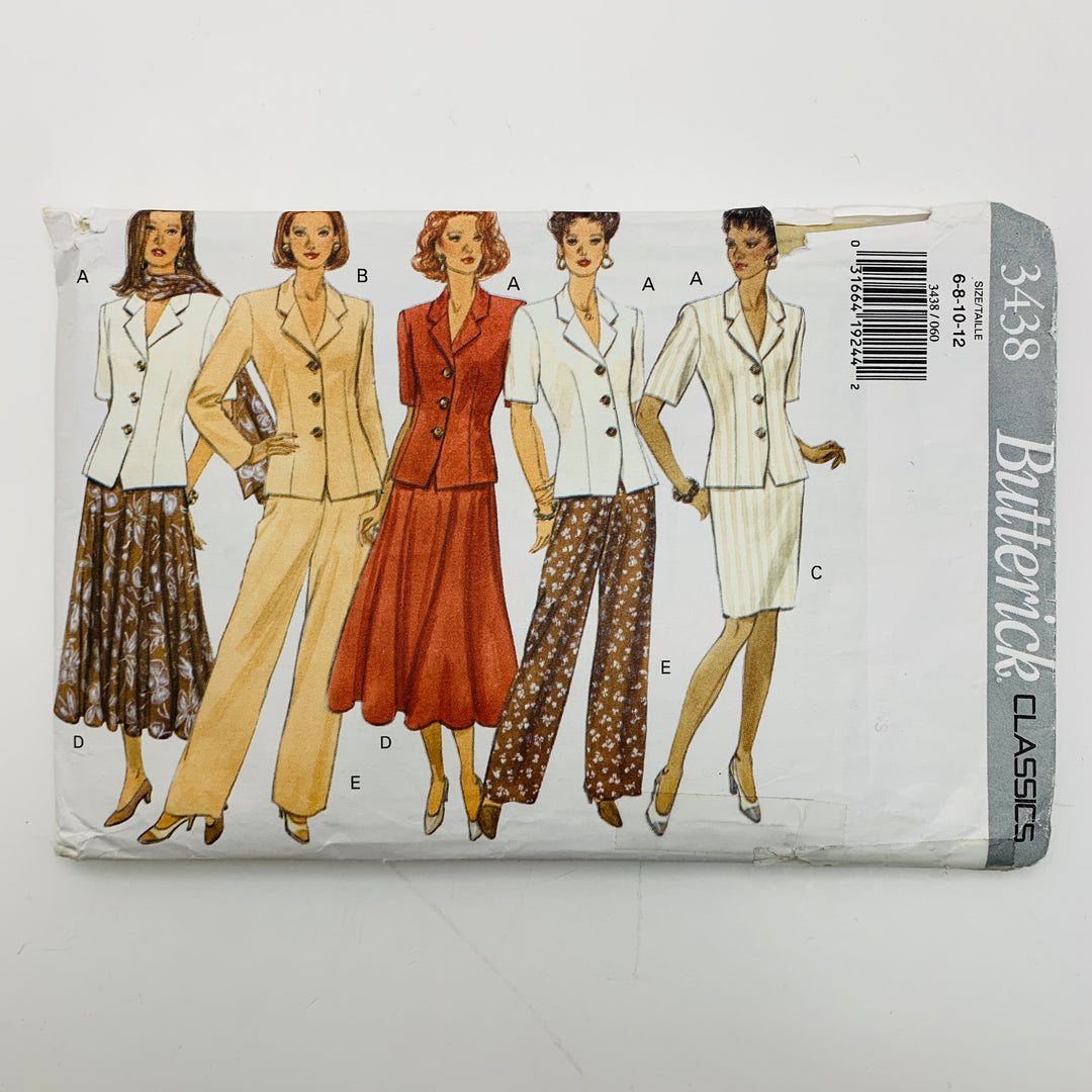 Sewing Pattern - Womenswear - Butterick 3438 (6609246650481)
