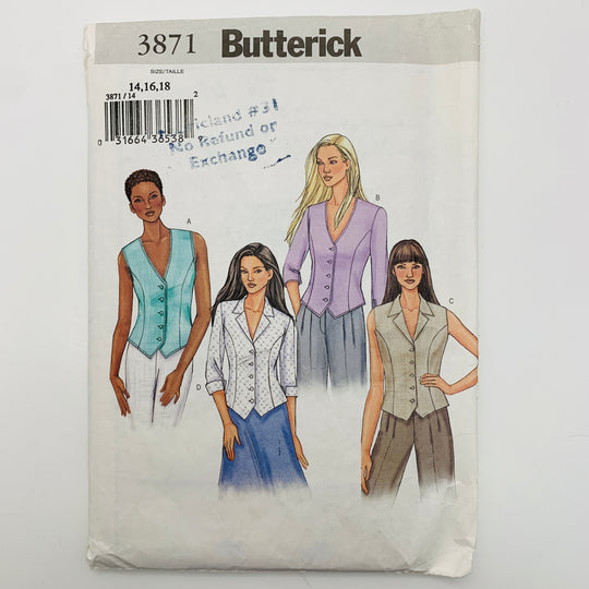 Sewing Pattern - Womenswear - Butterick 3871 (6609281745009)