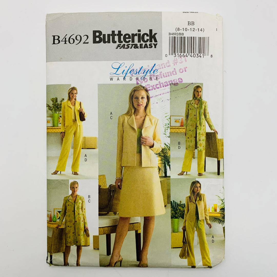 Sewing Pattern - Womenswear - Butterick B4692 (6609282498673)