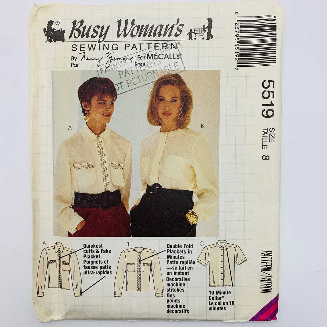 Sewing Pattern - Womenswear - Busy Womans 5519 (6609329062001)