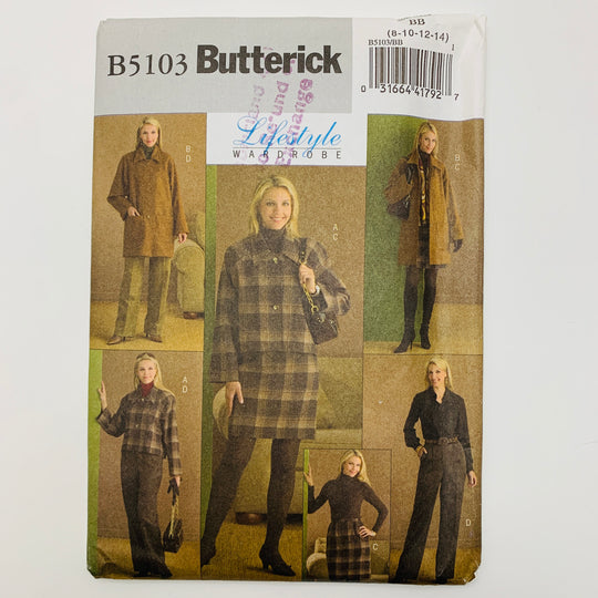Sewing Pattern - Womenswear - Butterick B5103 (6609332338801)