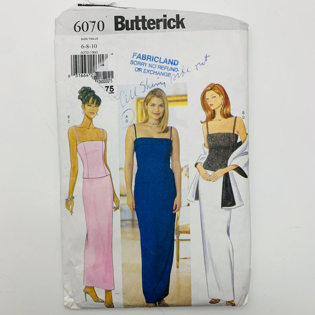 Sewing Pattern - Womenswear - Butterick 6070 (6609338957937)