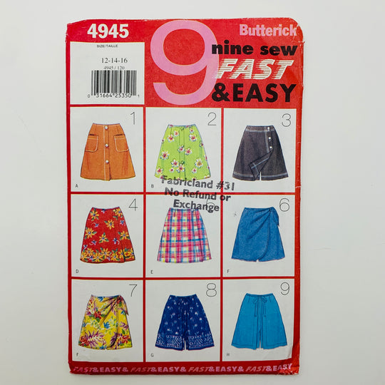 Sewing Pattern - Womenswear - Butterick 4945 (6609753800817)