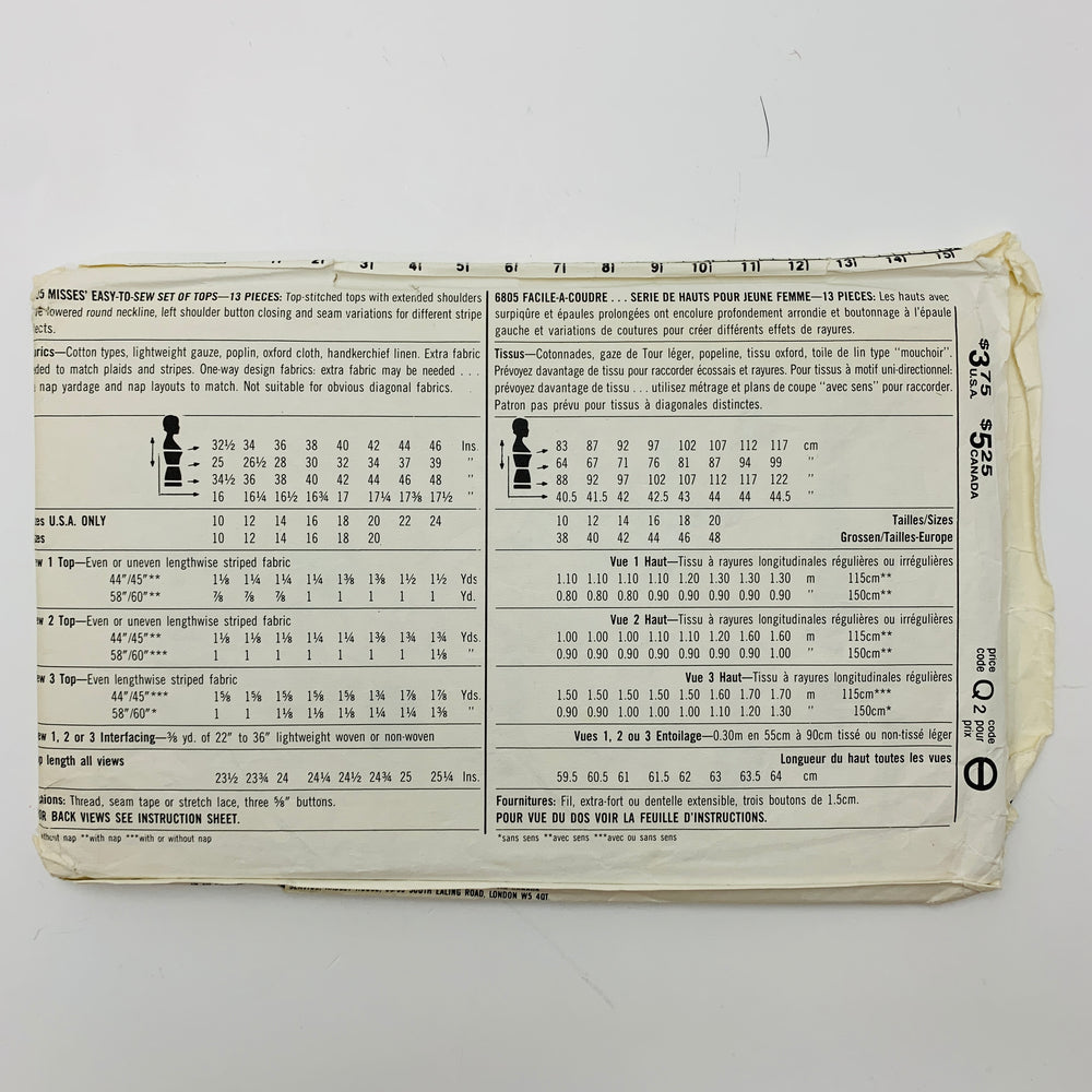 Sewing Pattern - Womenswear - Simplicity 6805 (6609758683249)