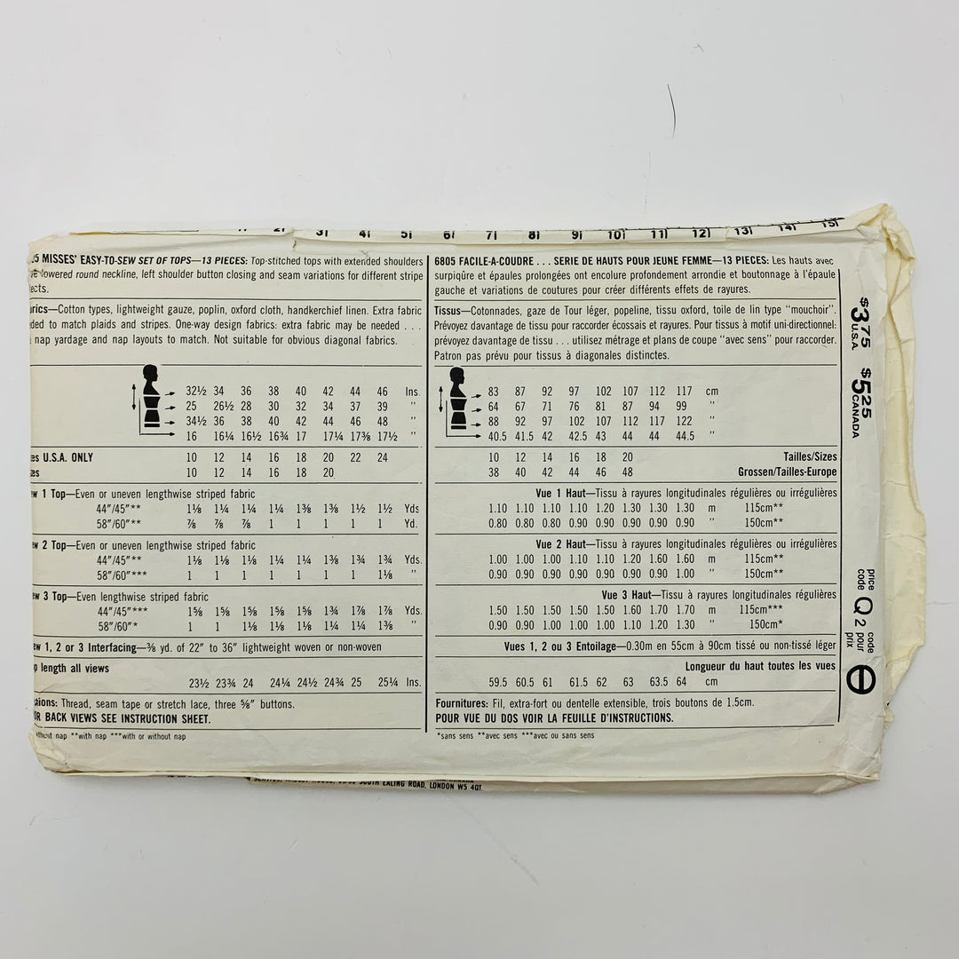 Sewing Pattern - Womenswear - Simplicity 6805 (6609758683249)