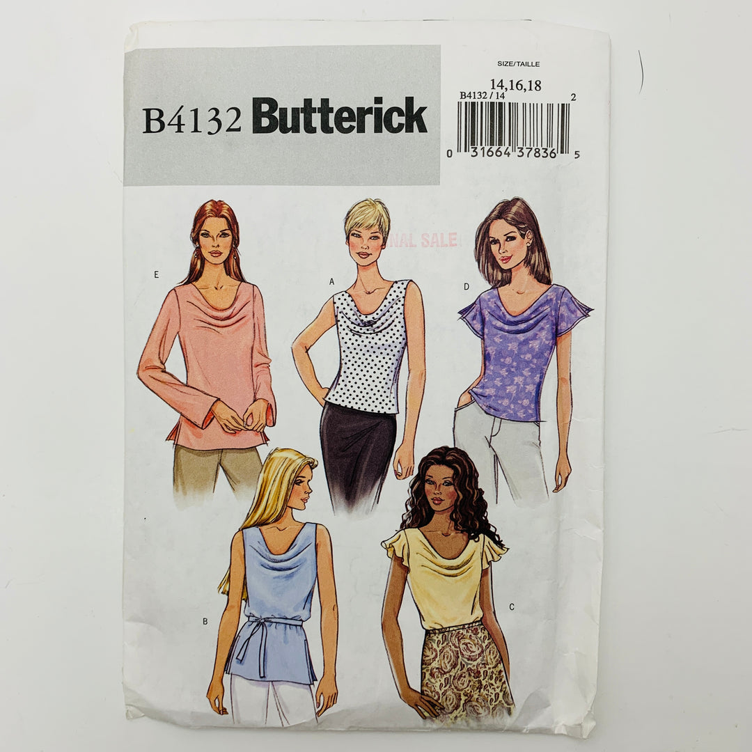 Sewing Pattern - Womenswear - Butterick B4132 (6609759273073)