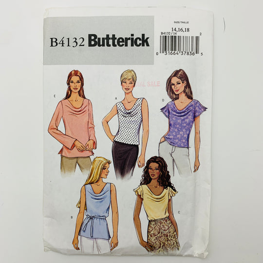 Sewing Pattern - Womenswear - Butterick B4132 (6609759273073)