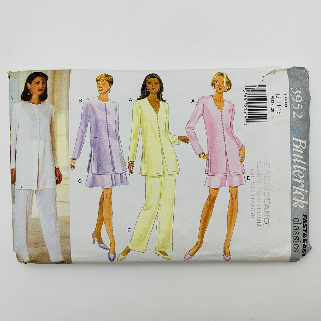 Sewing Pattern - Womenswear - Butterick 3952 (6609760092273)