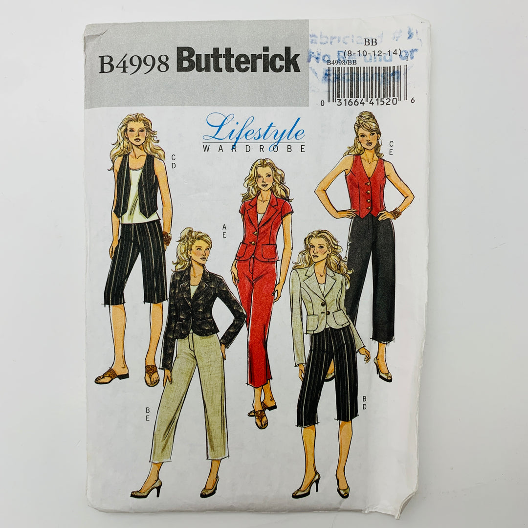 Sewing Pattern - Womenswear - Butterick B4998 (6609760583793)
