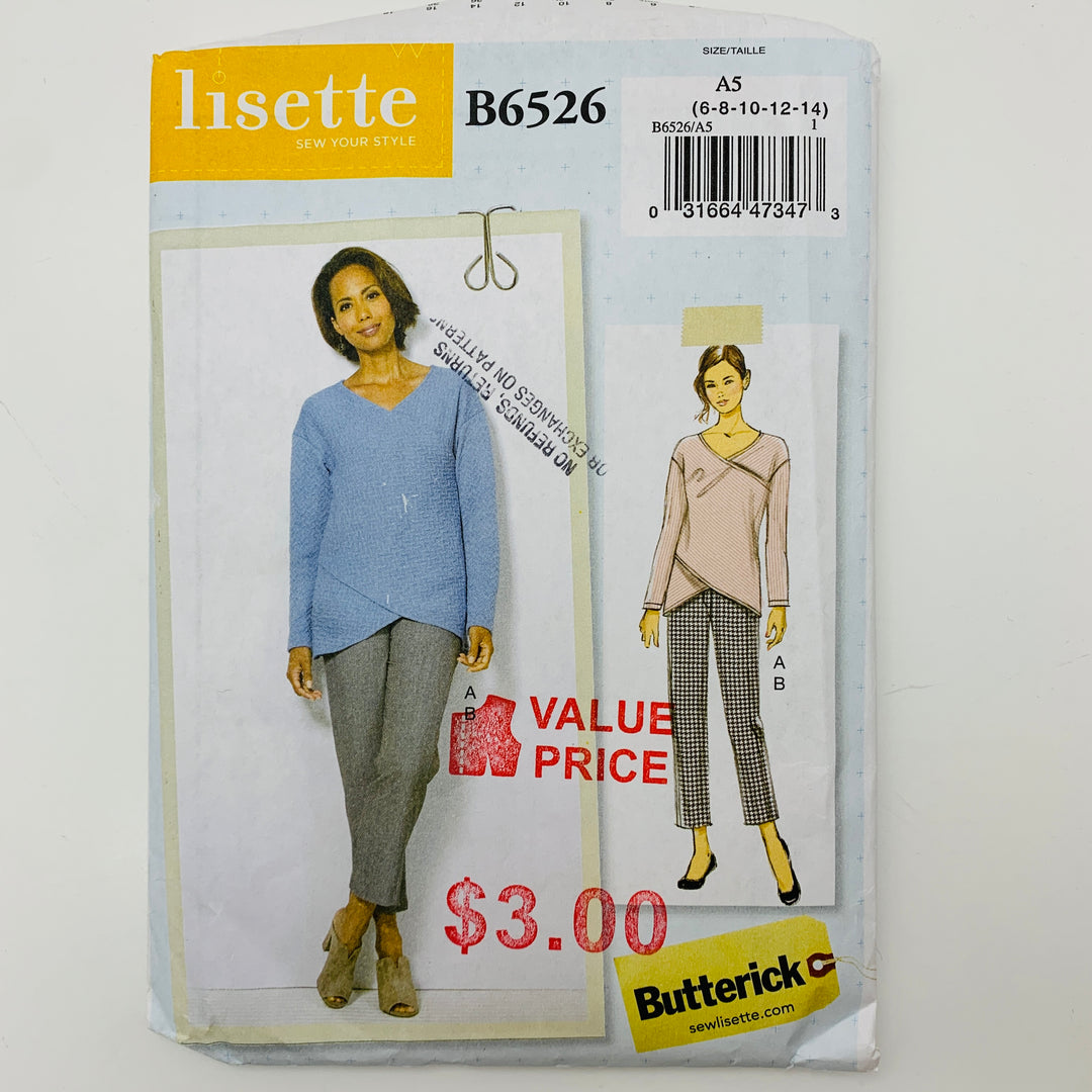 Sewing Pattern - Womenswear - Butterick B6526 (6609765367921)