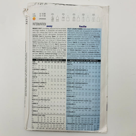Sewing Pattern - Womenswear - Butterick 3257 (6609766711409)