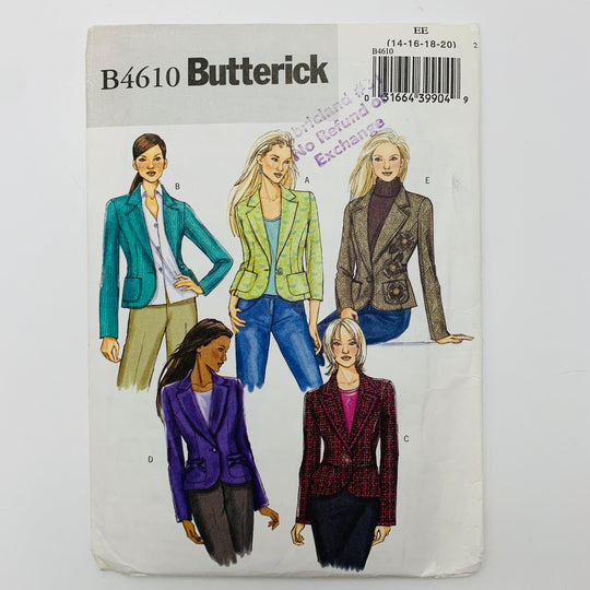 Sewing Pattern - Womenswear - Butterick B4610 (6609767137393)