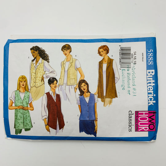 Sewing Pattern - Womenswear - Butterick 5888 (6609784406129)