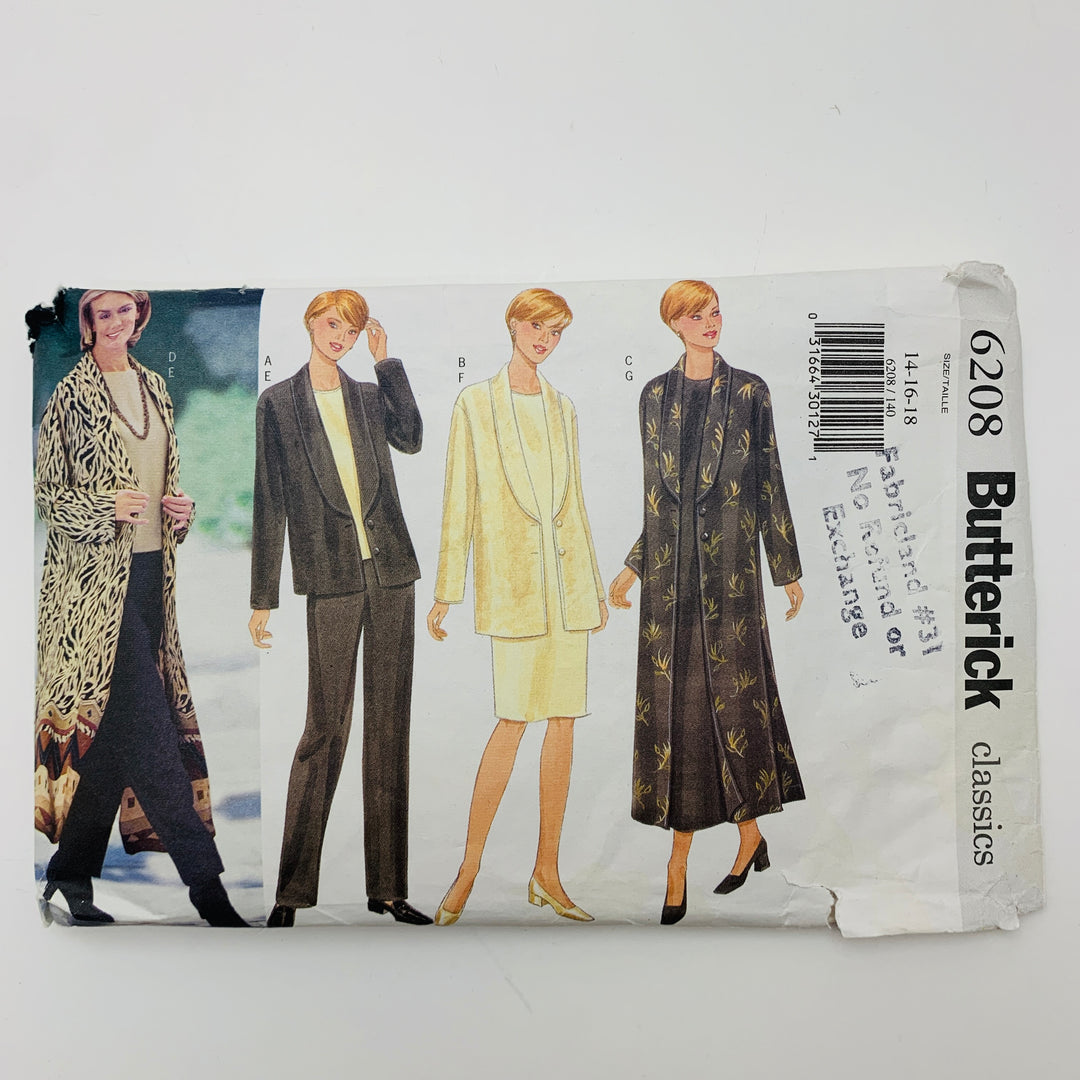 Sewing Pattern - Womenswear - Butterick 6208 (6609784864881)