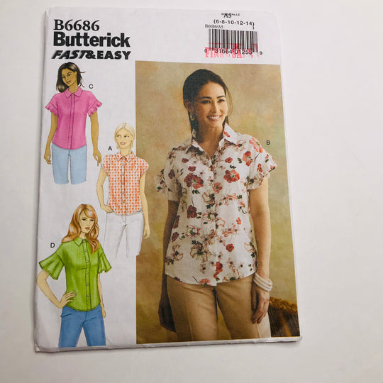Sewing Pattern - Womenswear - Butterick B6686 (6609816617073)