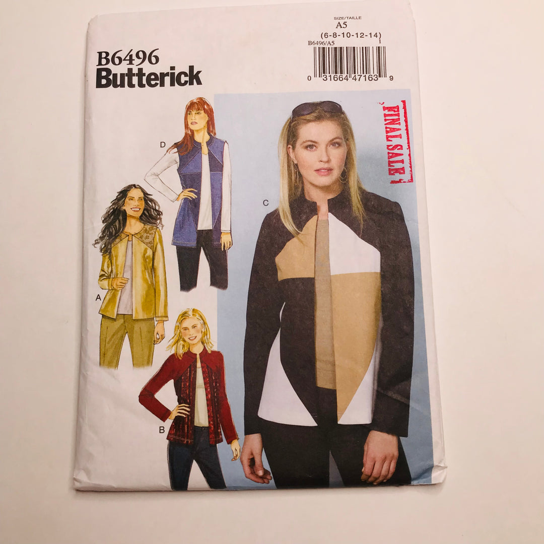 Sewing Pattern - Womenswear - Butterick B6496 (6609829757041)