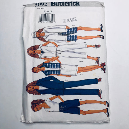 Sewing Pattern - Womenswear - Butterick 3092 (6609838407793)