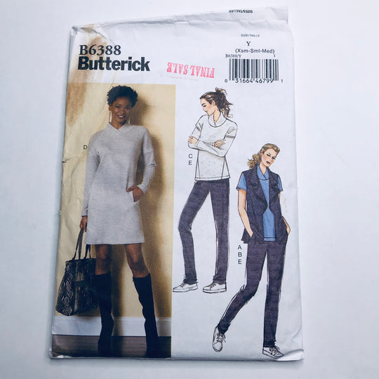 Sewing Pattern - Womenswear - Butterick B6388 (6609843912817)