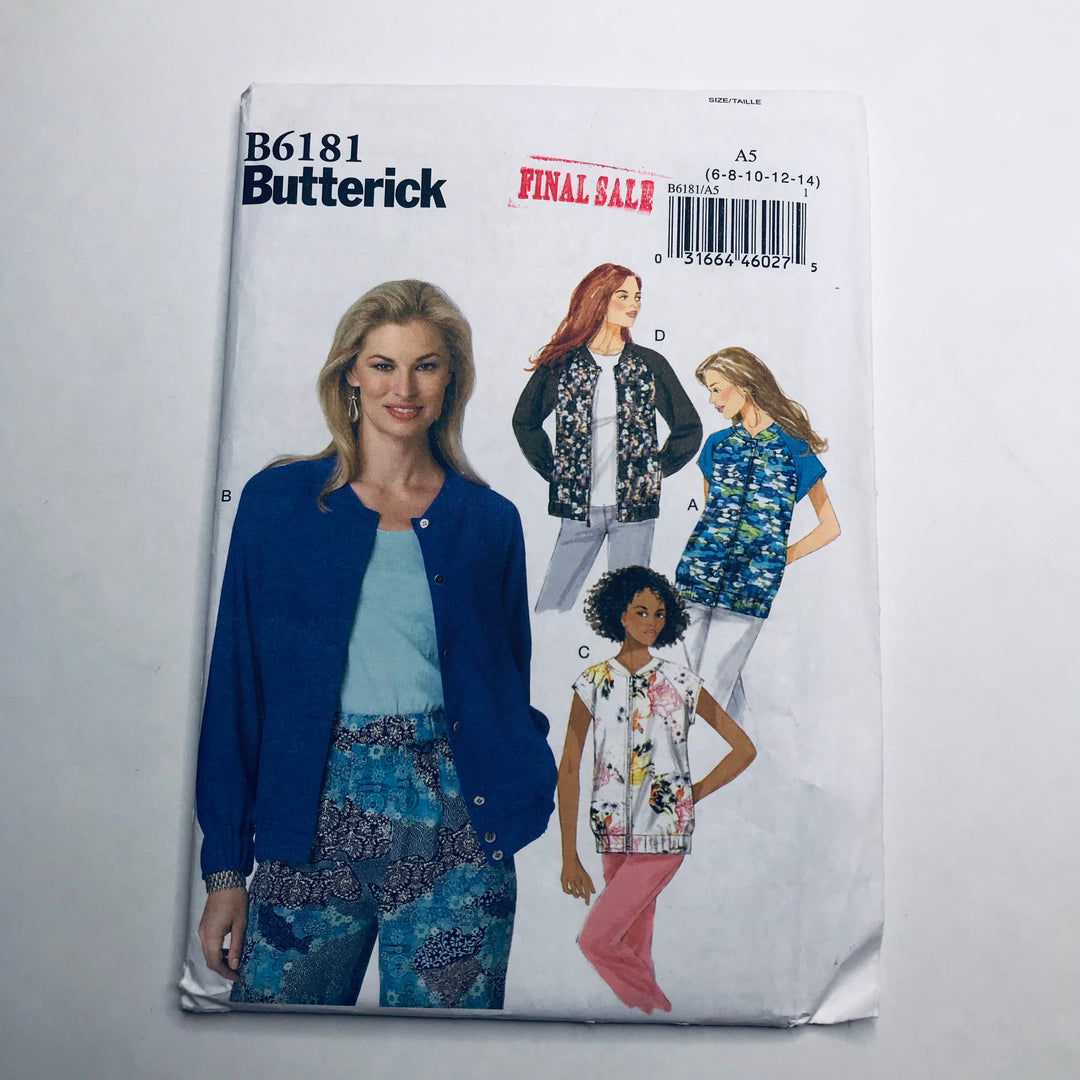 Sewing Pattern - Womenswear - Butterick B6181 (6609844076657)