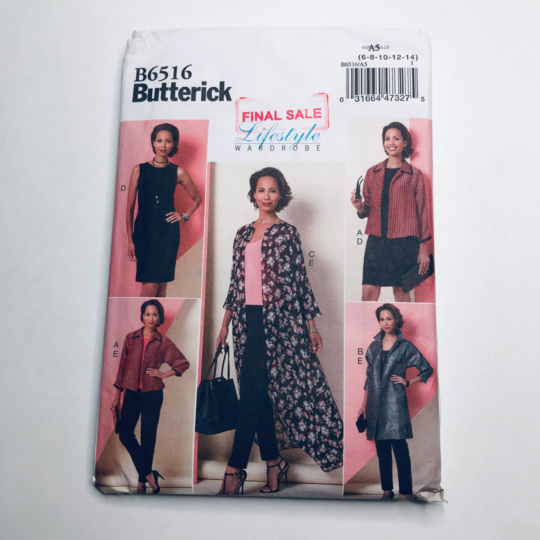 Sewing Pattern - Womenswear - Butterick B6516 (6609844306033)