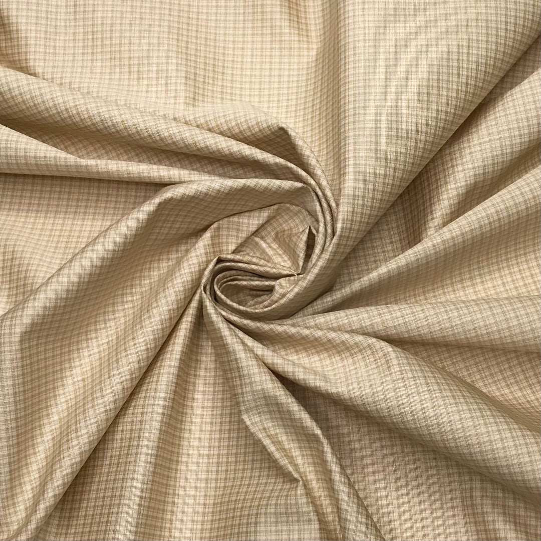 Scottish Pale Ale - Poly/Nylon Woven - Beige/Cream Plaid - 1.7M Bundle (6614390308977)