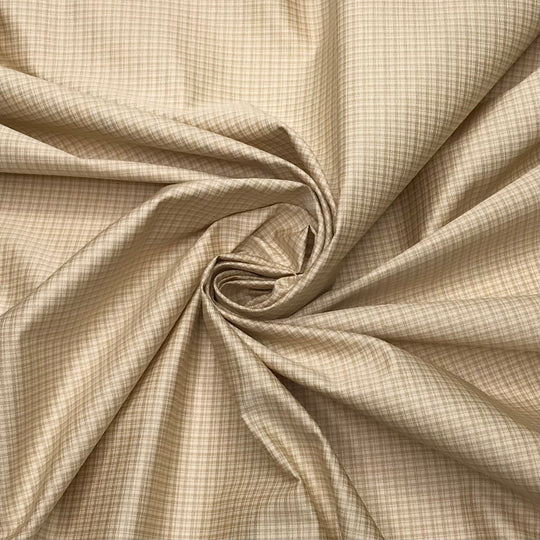 Scottish Pale Ale - Poly/Nylon Woven - Beige/Cream Plaid - 1.7M Bundle (6614390308977)