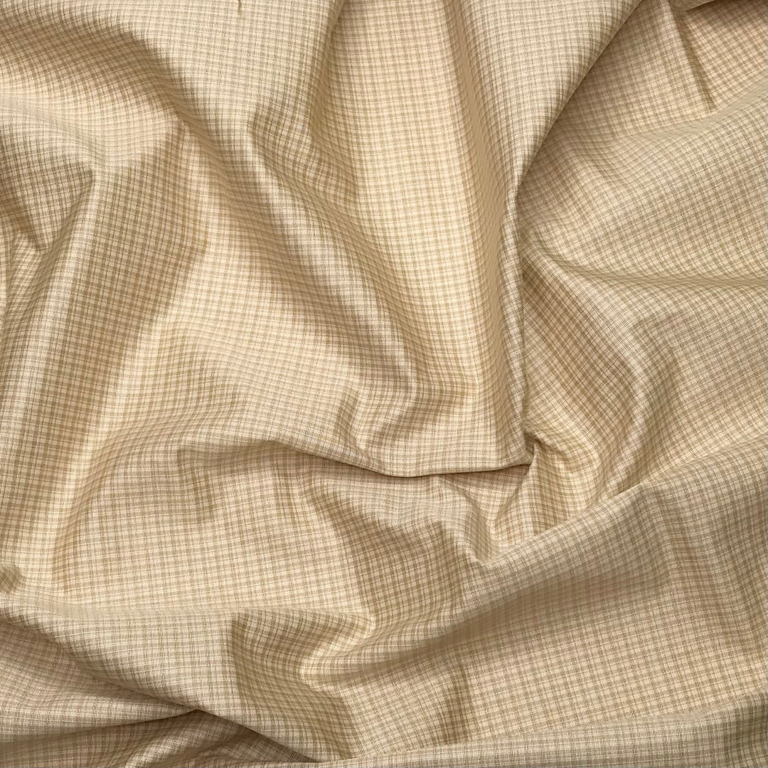 Scottish Pale Ale - Poly/Nylon Woven - Beige/Cream Plaid - 1.7M Bundle (6614390308977)