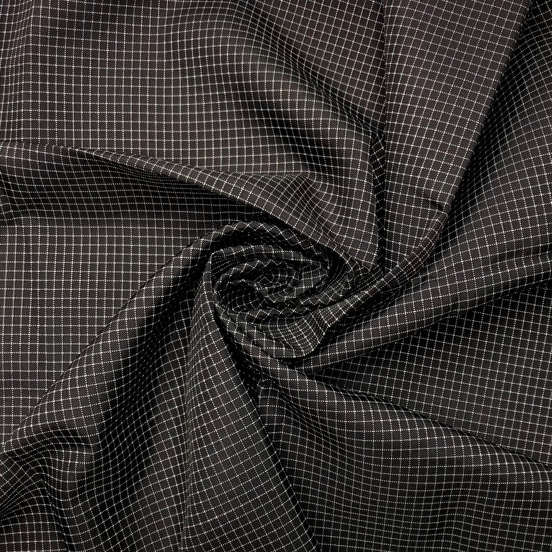 Work Apron - Waterproof Nylon Woven - Black/White Windowpane - 0.75M Bundle (6614715662449)