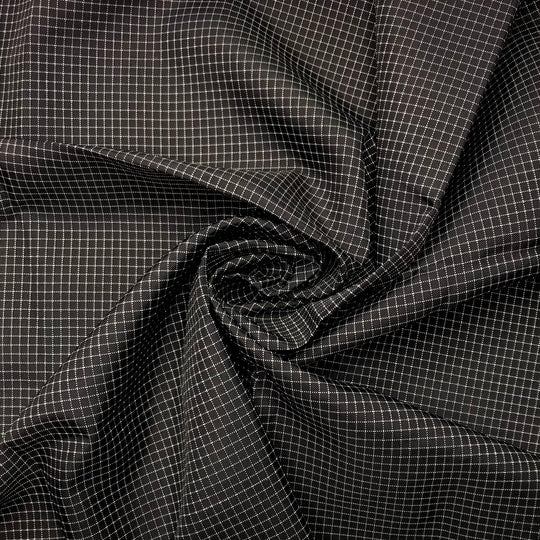 Work Apron - Waterproof Nylon Woven - Black/White Windowpane - 0.75M Bundle (6614715662449)