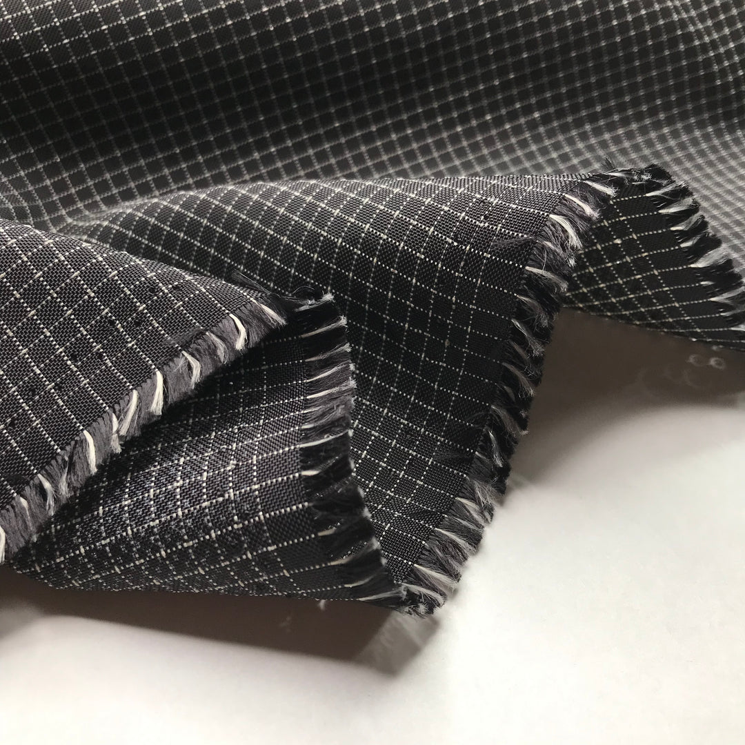 Work Apron - Waterproof Nylon Woven - Black/White Windowpane - 0.75M Bundle (6614715662449)