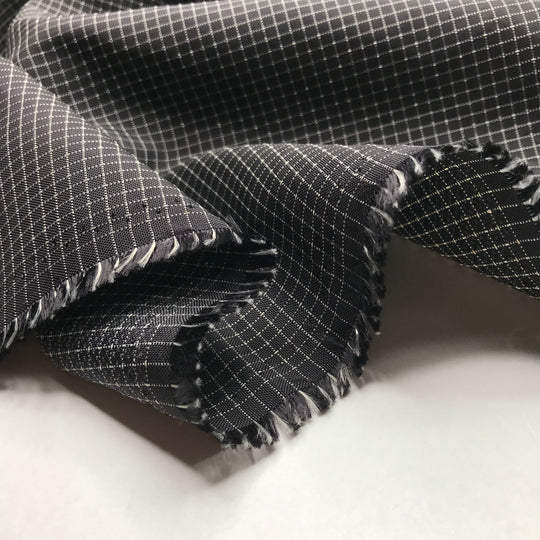 Work Apron - Waterproof Nylon Woven - Black/White Windowpane - 0.75M Bundle (6614715662449)