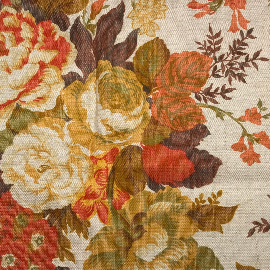 Wallflowers - Canvas Linen/Cotton Woven - Beige Multi Floral - 1.15M Bundle (6615716462705)