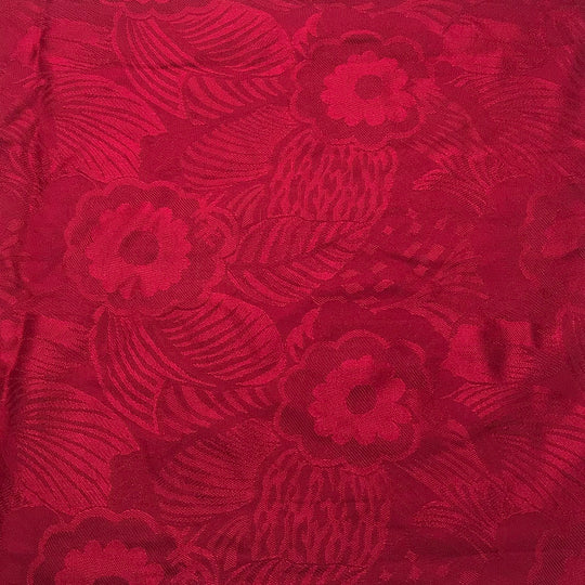Market Place Flower Stands - Rayon Blend Woven - Burgundy Floral - 1.4M Bundle (6617988104305)