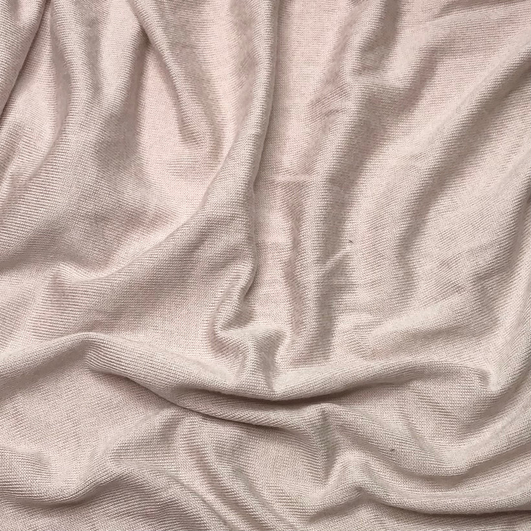 Australia Winter - Jersey Rayon/Cotton Knit - Light Beige - 1/2 Meter (6626910568561)