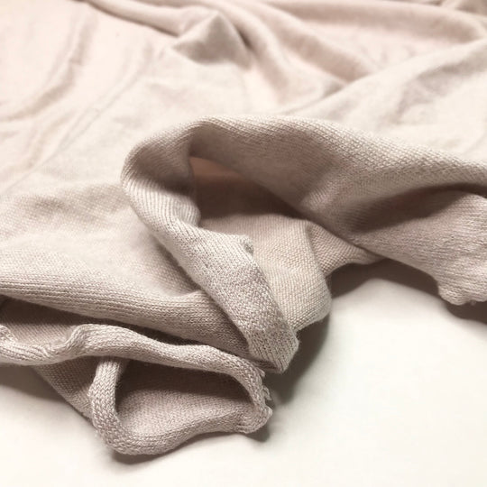 Australia Winter - Jersey Rayon/Cotton Knit - Light Beige - 1/2 Meter (6626910568561)