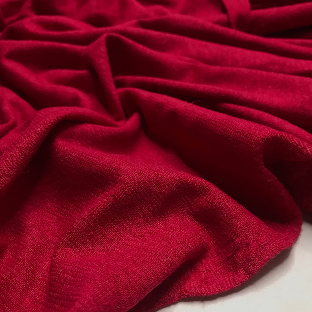 Apple For The Teacher - Jersey Hemp Blend Knit - Red - Bundles (6619218903153)